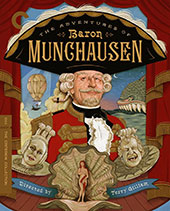 The Adventures of Baron Munchausen Criterion Collection Blu-Ray Cover