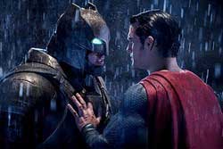 Henry Cavill and Ben Affleck square off in the top action fantasy movie of 2016, Batman v Superman: Dawn of Justice