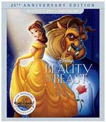 Beauty and the Beast: 25th Anniversary Edition Blu-Ray Cover