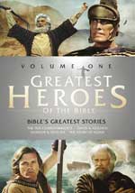 DVD Cover for Greatest Heroes of the Bible: Volumes One, Tow and Three