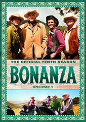 Bonanza: The Offical Tenth Season DVD Cover