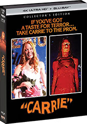 Carrie 4k Blu-Ray Cover