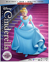 Cinderella 70th Anniversary Blu-Ray Cover