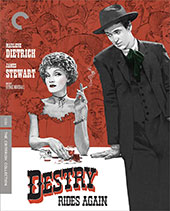 Destry Rides Again Criterion Collecion Blu-Ray Cover