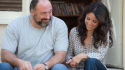 James Gandolfini and Julia Louis-Dreyfus in the top 2013 comedy Enough Said