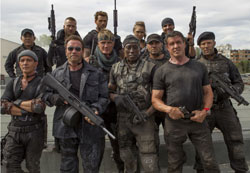 The boys (and girl) are back in town as The Expendables 3 gathers the best names in action (past and present) for the year top action movie.