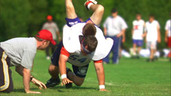 Alex Kendrick, playing a coach with faith, in Facing the Giants