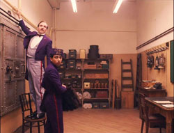 Ralph Fiennes and Tony Revolori have a plan in Wes Anderson's top 2014 drama The Grand Budapest Hotel