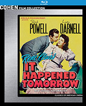 It Happened Tomorrow Blu-Ray Cover