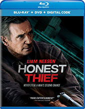 Honest Thief Blu-Ray Cover