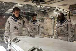 Matthew McConaughey, Anne Hatheway and David Gyasi explore the final frontier in the top 2014 sci-fi film Interstellar.