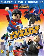 Lego DC Comics Super Heroes: Justice League: Attack of the Legion of Doom! Blu-Ray Cover