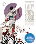 The Criterion Collection Blu-Ray Cover for The Complete Lady Snowblood