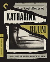 The Lost Honor of Katharina Blum Criterion Collection Blu-Ray Cover