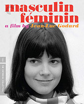 Masculin féminin Criterion Collection Blu-Ray Cover