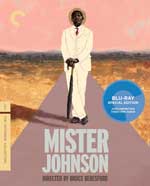 The Criterion Collection Blu-Ray cover for Mister Johnson