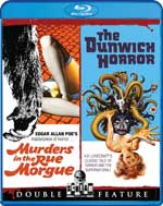 Murders in the Rue Morgue and The Dunwich Horror Double Feature Blu-Ray Cover