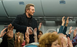 Liam Neeson is an air marshal on a mission in the 2014 top action film, Non-Stop.