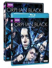 DVD/Blu-Ray Cover for Orphan Black: Season 3