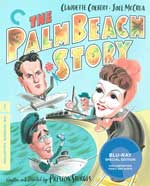 Criterion Collection Blu-Ray Cover for The Palm Beach Story