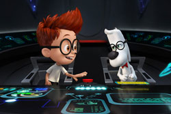 Mr. Peabody (Ty Burrell) and Sherman (Max Charles) travel through time on an unforgettable adventure in the this top 2014 animated movie.