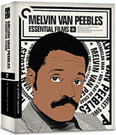 Melvin Van Peebles: Essential Films Criterion Collection Blu-Ray Box Set Cover