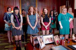 The Barden Bellas (including Anna Kendrick and Rebel Wilson) are back, Pitches, in the 2015 top comedy Pitch Perfect 2.