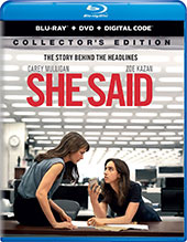 She Said Blu-Ray Cover