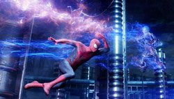 Andrew Garfield faces off against Jamie Foxx in the top action movie of 2014, Spider-Man 2