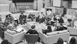 An early meeting between the actors and director of the upcoming Star Wars: Episode VII film.