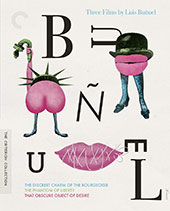 Three Films by Luis Buñuel Criterion Collection Blu-Ray Cover