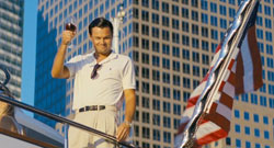 Leonardo DiCaprio is a study of excess in the 2013 top drama film Wolf of Wall Street.