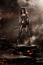 Gal Gadot as the iconic Wonder Woman in Dawn of Justice