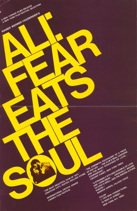 Ali: Fear Eats the Soul ( Angst essen Seele auf )